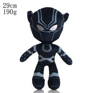 EN STOCK Juguetes de peluche Kawaii de <span class=keywords><strong>Marvel</strong></span> Black Panther de 8 pulgadas, animales de peluche para máquina de garras, muñecos al por mayor - Product Image 1