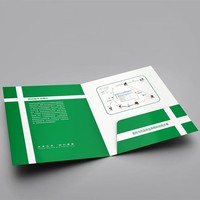 Archive personnalisée A4 Papier Dépliant Document Personnalisé Impression Offset Papier Dossier Entreprise Fichier Présentation Dossier Avec Poche