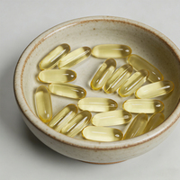Huile de poisson pour adultes en capsules molles Omega-3 1300mg EPA DHA - Marque privée - Soutien beauté et santé cardiaque - Sans gluten - Naturel
