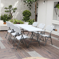 Table pliante multifonctionnelle de 180 cm au design moderne pour hôtels, restaurants, hôpitaux, villas, chambres et salles à manger - Vente en gros