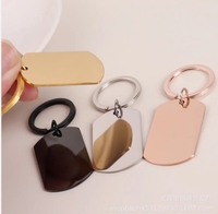 Porte-clés Cœur Doré Personnalisé en Acier Inoxydable Vistarts, en Fer et Zinc par Sublimation pour Support de Clés - Édition Journée de la Terre Léger