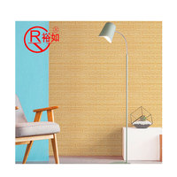 Autocollant mural en mousse XPE Yu Ru, décoration murale intérieure en brique, papier peint 3D imperméable en mousse PE pour la maison