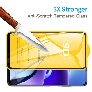 Protection d'écran en verre trempé 9D pour Xiaomi Redmi Note 10, film d'écran LCD à couverture complète pour Redmi Note 9S 9T <span class=keywords><strong>Edmi</strong></span> 9A 9C X3 NFC - Product Image 2