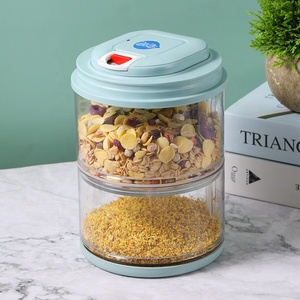 High Quality 0.7L Tritan Moisture-Proof Vacuum Stash Jars