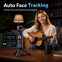 Caméra sportive portable 4K nouvelle génération HJD-05 avec suivi du visage, capteur CMOS HD et stabilisateur électronique pour photographie en extérieur
