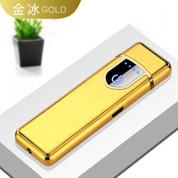 2023 gros pas cher Mini Usb charge briquet métal coupe-vent rechargeable briquet mat électrique bobine briquets Logo personnalisé