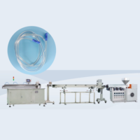Ligne de production d'extrudeuse de tube gastrique d'alimentation d'aspiration médicale de rayon X radio-opaque