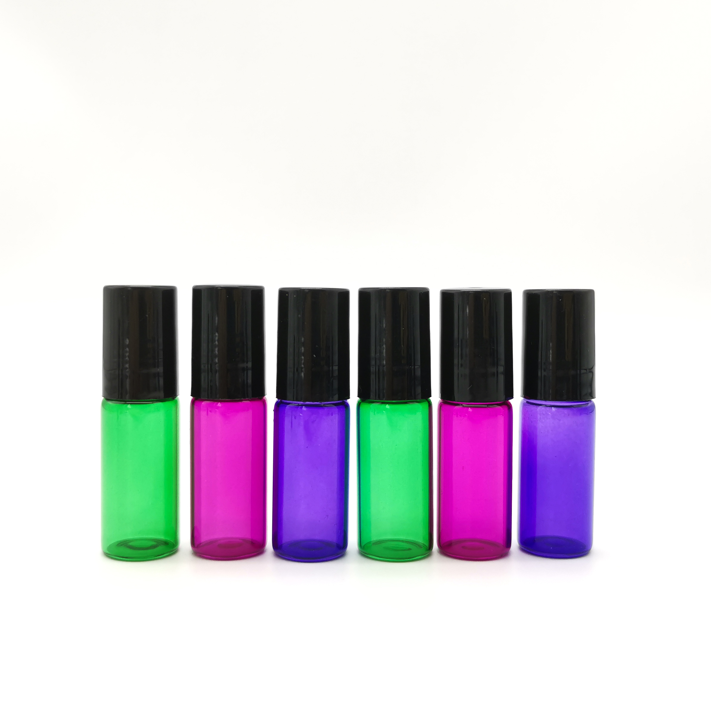 5ml 10ml Frosted Glass Roll On Bottles Refillable Empty Perfume Roller Bottles