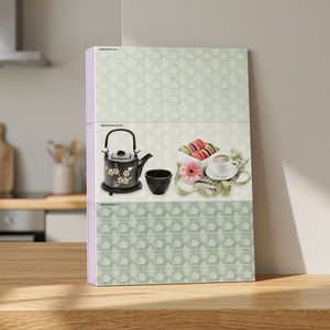 Carrelage mural décoratif en céramique numérique 300x600mm motif tasse à thé, couleurs vives, 30x60cm, meilleur prix, pour salle de bain, mur et sol - Product Image 2