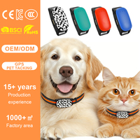 Collier GPS pour chien Qcool avec suivi d'animaux sans fil, sangle lumineuse, contrôle programmable, design personnalisé, moniteur de signes vitaux et LED périmétrique