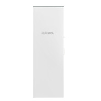 Comptoir de réception blanc, caisse enregistreuse, design minimaliste moderne, en bois, équipement pour salon de beauté