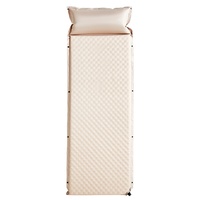 Matelas gonflable portable 192 cm en polyester, lit d'air à gonflage automatique, tapis de couchage pour la maison, le camping et l'extérieur