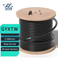 Cable de Fibra Óptica Monomodo GYXTW - 6B1 G652D para Exteriores, Aéreo/para Instalación en Ductos, Uniparalelo, 2 Hilos