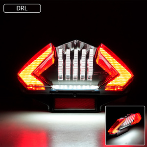 Luci posteriori a Led per moto omologate Emark luci posteriori di arresto luci di terzo freno per BMW R1200GS/ADV F800R F800GT F800S/<span class=keywords><strong>ST</strong></span> - Product Image 5