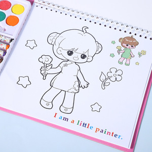 Crayons d'astronaute pour enfants en gros, livres de gribouillage à l'aquarelle, livres de coloriage et de dessin à l'eau écologiques, carnets de croquis éducatifs - Product Image 5