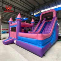 Château gonflable pour enfants, très populaire, avec toboggan, jeux gonflables d'extérieur