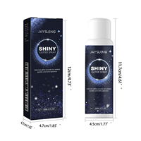 Semprotan Glitter Tubuh Jaysuing Shimmer, Highlighter Mist Pembentuk Film untuk Rambut, Pakaian, Pesta, Klub Malam, Halloween, Grosir, OEM
