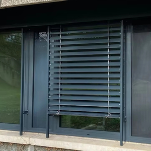 Factory Custom Electric Motorized External Venetian <strong>Blinds</strong> Outdoor Waterproof <strong>Wide</strong> Aluminum Venetian <strong>Blinds</strong> - Product Image 3