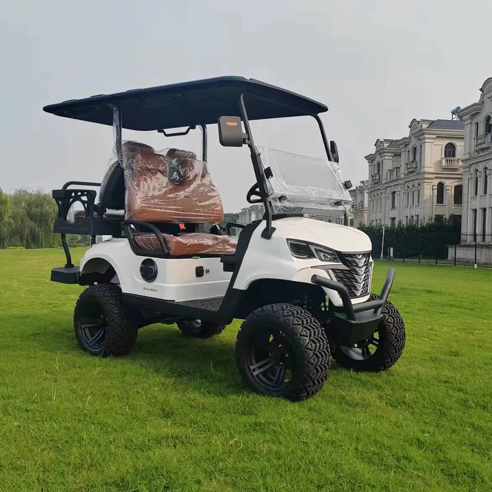 Fornecedor de carrinho de golfe de alta qualidade 2 + 2 assentos Buggy TBM Buggypro TBM preço de carrinho de golfe 2 + 2 levantado