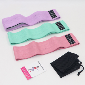 Set de Bandas de Resistencia para Cadera y Piernas, Bandas de Látex, Seda y Poliéster para Ejercicios de Cadera, Muslos y Glúteos, Correas de Tensión y Cuerdas de Yoga - Product Image 4