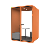 Cabina Telefónica Insonorizada Individual para Trabajo, Cabina Silenciosa para Áreas Comunes de Empresas, Espacio de Trabajo Individual sin Distracciones