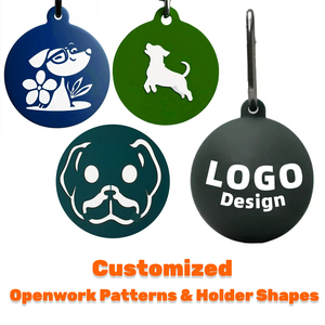 ODM özelleştirilmiş tasarım silikon köpek oyuncak top tutucu evcil hayvan topu kapak promosyon özel Logo tenis tutucu ile karabina - Product Image 3