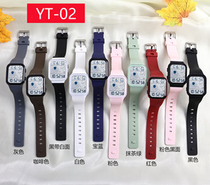 Reloj Despertador Redondo Multifuncional con Esfera de Cristal y Correa de Cuero, Resistente al Agua 100 <span class=keywords><strong>Bar</strong></span>, Luminoso, Electrónico, de Cuarzo - Product Image 5