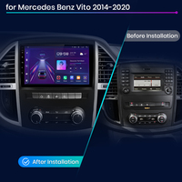 Junsun V1 EU Stock Wireless CarPlay Android Auto Navigation pour Mercedes Benz Vito W447 2014-2021 Car Autoradio Multimedia Video