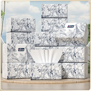 Toallas <span class=keywords><strong>de</strong></span> Papel Suaves <span class=keywords><strong>de</strong></span> Lujo, Papel Facial <span class=keywords><strong>de</strong></span> Pulpa <span class=keywords><strong>de</strong></span> Madera Virgen, Gran Cantidad, Toallas <span class=keywords><strong>de</strong></span> Papel <span class=keywords><strong>de</strong></span> Lujo para Uso Diario en el Hogar - Product Image 1