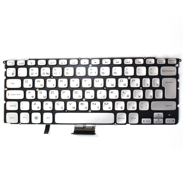 Backlit Keyboard Replacement for XPS 14Z L412Z 15Z L511Z US English RUUS Layout Compatible Part Number 0TM4D0