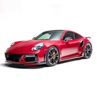 Panneaux d'admission d'air latéraux en carbone sec de haute qualité, style T, kit d'amélioration de performance extérieure Aerokit pour Porsche 992 Turbo S