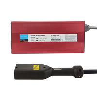 Chargeur de batterie au plomb-acide Powerwise Hardin HD600W 36V/12A 600W pour scooter/voiture électrique avec coque rouge AC 110V