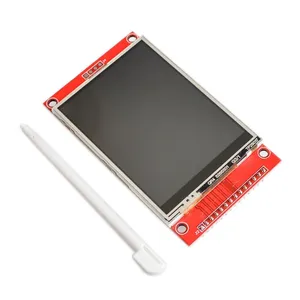 240x320 2.8 "SPI TFT LCDタッチパネルシリアルポートモジュール、PBC ILI93412.8インチSPIシリアル白色LEDディスプレイ、タッチペン付き