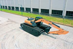 Escavadora Anfíbia de Preço Acessível para Rios, Lagos e Pântanos, Buggy Dredge Flutuante para Escavadoras - Product Image 4