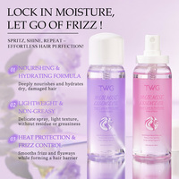 TWG Huile Capillaire Parfumée Longue Durée en Gros, Brume Hydratante et Nourrissante, Huile Capillaire à l'Essence de Raisin, Spray Parfumé pour Cheveux