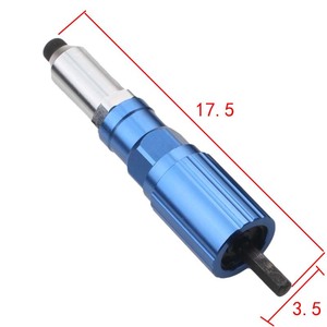 Aluminum Alloy Rivet Gun Head Set 18x6x5.8cm With Blind Rivets For Home Use - Product Image 2