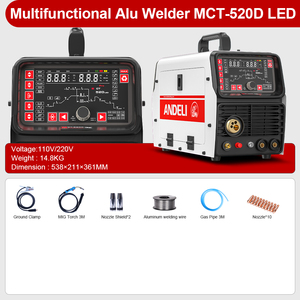 110V 220V LED MCT-520LED 5 in 1 Multi-Function Aluminum Welding Machine - Product Image 3