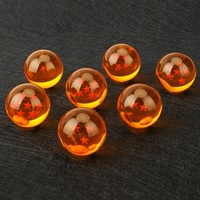 HY Wholesale 3,5 cm 7 pièces/ensemble 7 Dragon Balls Boule de cristal en résine GOKU Sphères de dragon