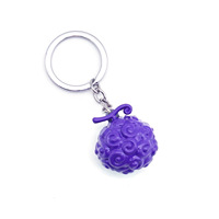Porte-clés de voiture ou sac à main modèle Fruit du Diable One Piece pour grossistes, accessoires d'anime