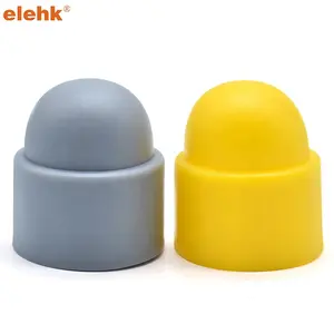 Elehk M4-M48 Plastic Bolt Caps Cover Plastic Dome Nut Cap Cover Decorative Plastic Bolt Nut Protection Cap