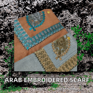 Shemagh de Lana Bordado para Hombre, Yemení, Arabia Saudita, 50x50 Pulgadas, Turbante Islámico, Keffiyeh Árabe Musulmán del Desierto, Bufanda Yashmagh, Chal - Product Image 2