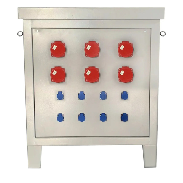 IP54 Portable 3 Phase Plastic Portable Stage Dock Boat Ship 3 Phase Meter Box Distribution Boards Box