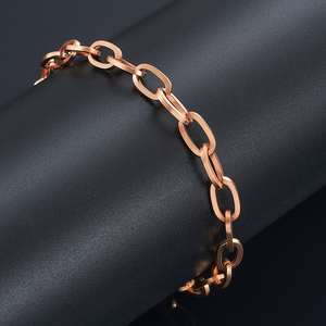 Bracelet jonc délicat en acier inoxydable de 5,5 mm pour femme, chaîne de cheville pour fille, accessoires de bijoux en métal, cadeau pour elle - Product Image 5