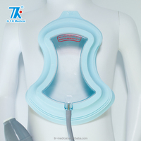 Pompe à vide en matériau souple de qualité médicale pour utilisateurs féminins, pour le traitement du pectus excavatum sur table d'opération