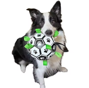 Pallone da Calcio Interattivo per <span class=keywords><strong>Cani</strong></span> Coppa del <span class=keywords><strong>Mondo</strong></span> <span class=keywords><strong>di</strong></span> Calcio 2026 con Linguette <span class=keywords><strong>di</strong></span> Presa, Pallone da Allenamento Durevole in PU per <span class=keywords><strong>Cani</strong></span> <span class=keywords><strong>di</strong></span> Taglia Media e Grande - Product Image 6