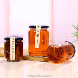 100ml 195ml 240ml 350ml 500ml 750ml Round Glass <strong>Jar</strong> <strong>Pickle</strong> Jam Dessert Dry Fruit Storage Glass <strong>Jar</strong> With Metal Lid - Product Image 3