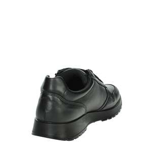 Zapatillas deportivas para hombre Imac, zapatos informales de cuero negro con parte superior baja - Product Image 2