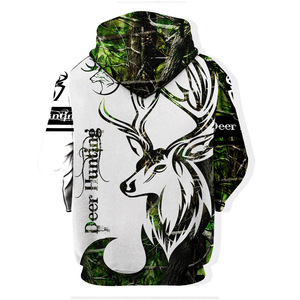 Châu Âu Mỹ Phong Cách Camo thể thao trùm đầu Áo len 3D in kỹ thuật số Hươu loạt săn bắn làm bằng 100% polyester - Product Image 2