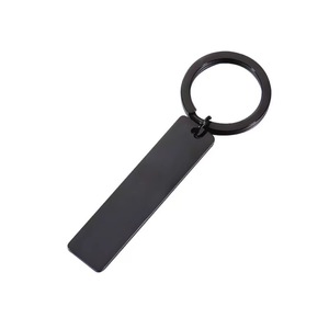 Thép không gỉ Keychain Khoảng Trống Tùy Chỉnh đồ trang sức cá nhân logo kim loại móc chìa khóa kim loại laser engravable lưu niệm Keychain <span class=keywords><strong>name</strong></span> tag - Product Image 5