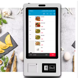 Tự Phục Vụ Nhà hàng thanh toán kiosk 15.6-inch màn hình cảm ứng đặt hàng kiosk SDK chức năng tùy chọn đầu đọc mã vạch - Product Image 2